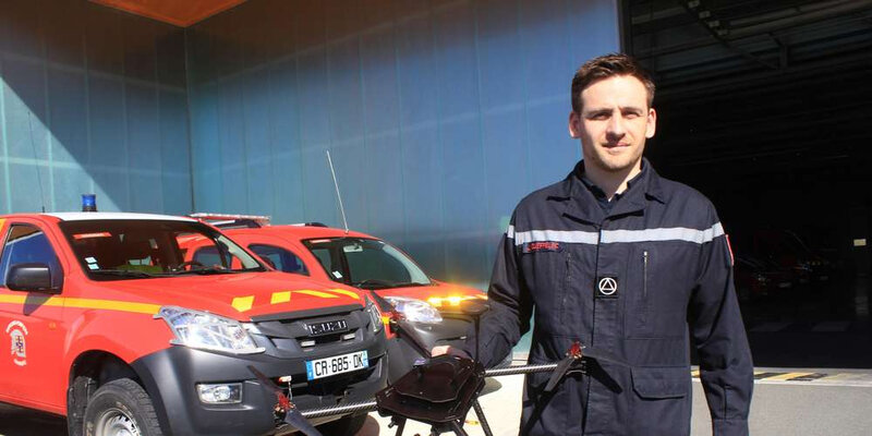 vidéo charente les pompiers s'équipent d'un drone