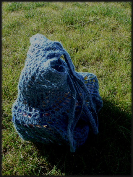 crochet grocery bag