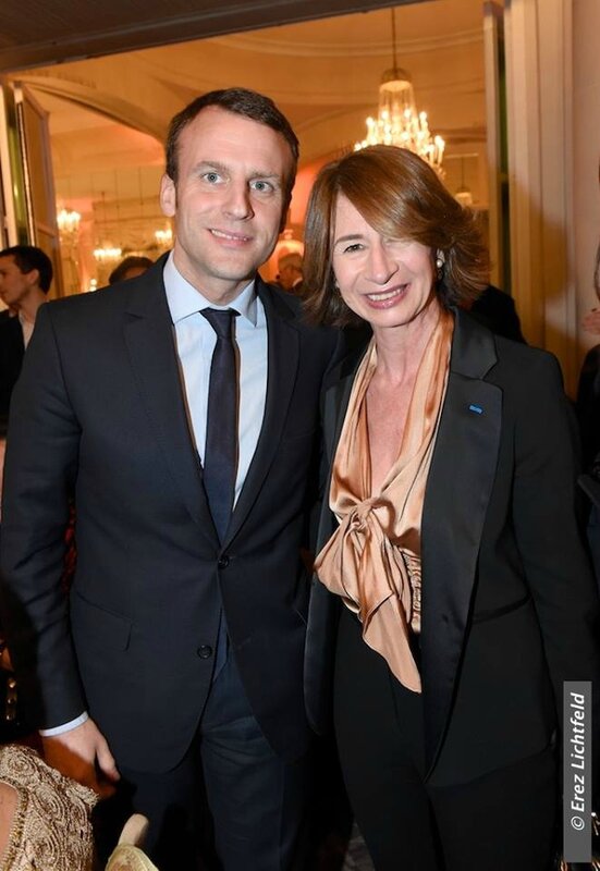 Emmanuel Macron et Muriel Touaty
