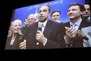 Jean-François Copé Philippe Gosselin Alain Cousin meeting Nicolas Sarkozy Caen Zénith 2012 discours