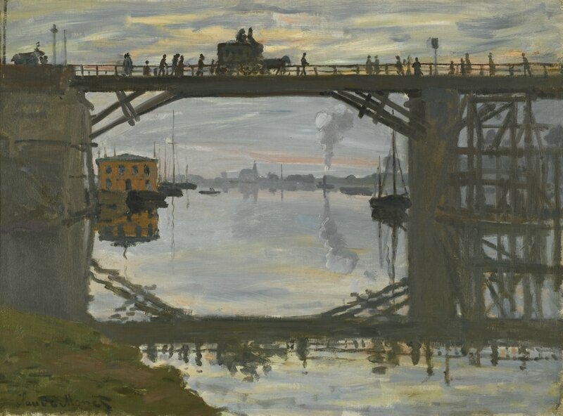 Monet, le pont de bois