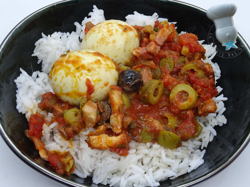 Oeufs durs charcutière