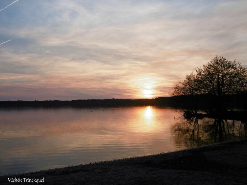 1-Lac de Mimizan et Coucher de soleil Plage de Vielle 150217