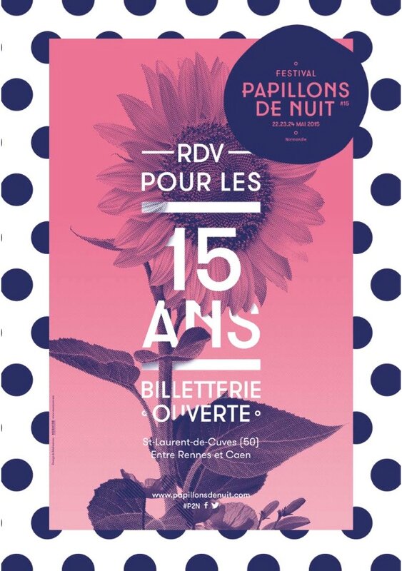 festival Papillons de nuit 2014 P2N visuel agence Murmure billetterie Noel