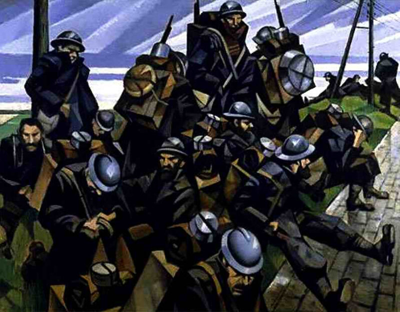 nevinson retour de combat