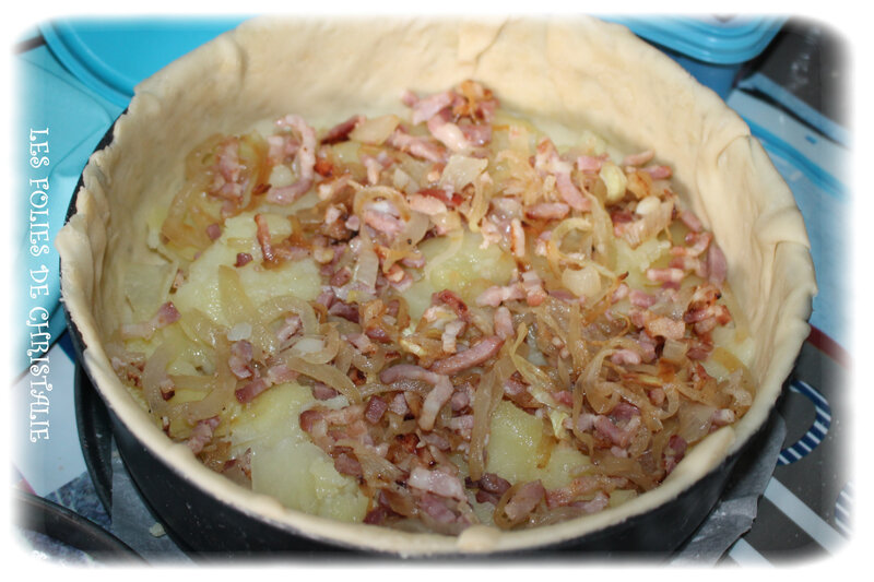 Tourte lardons pommes de terre 4