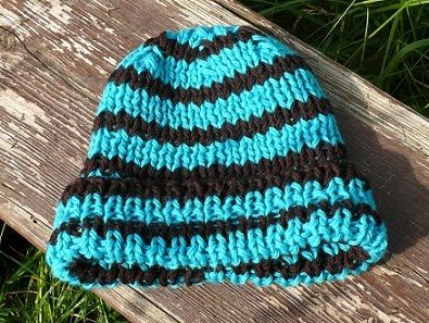 Bonnet adulte bicolore