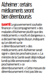 2018 05 30 SO Alzheimer médicaments déremboursés