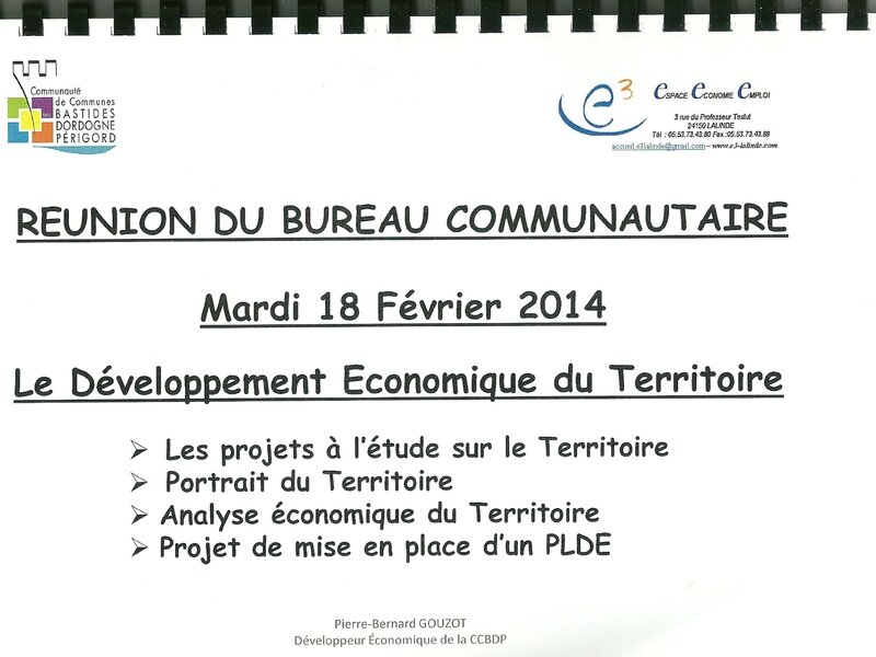 projets de développement 2014 CCBDP0001