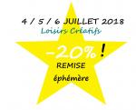 -20remise ephemere-loisir creatif