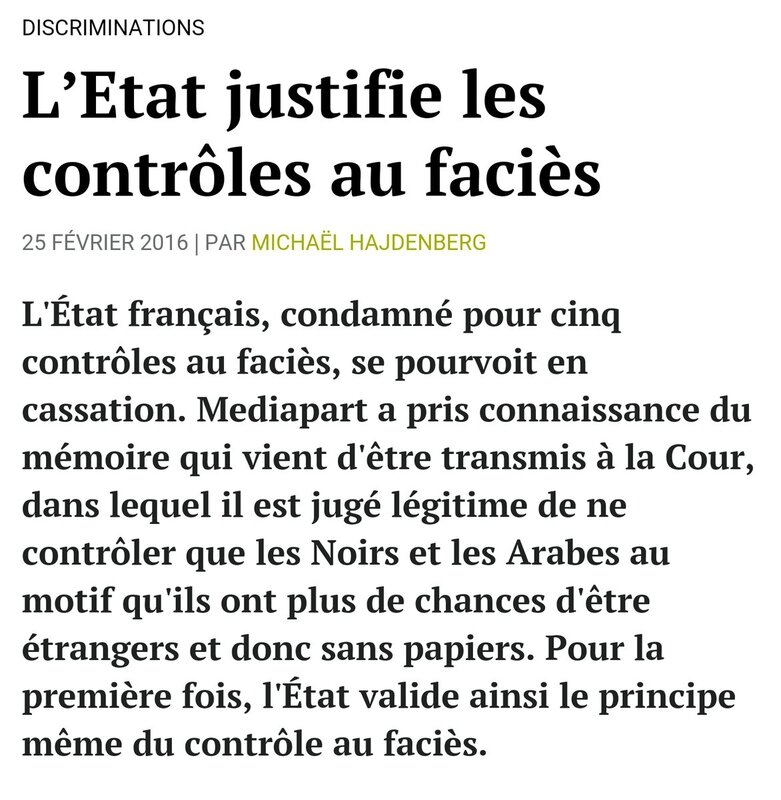 ControlesAuFaciesJustifiésParEtat