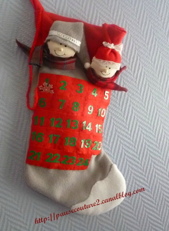 chaussette noel bonhomme A2