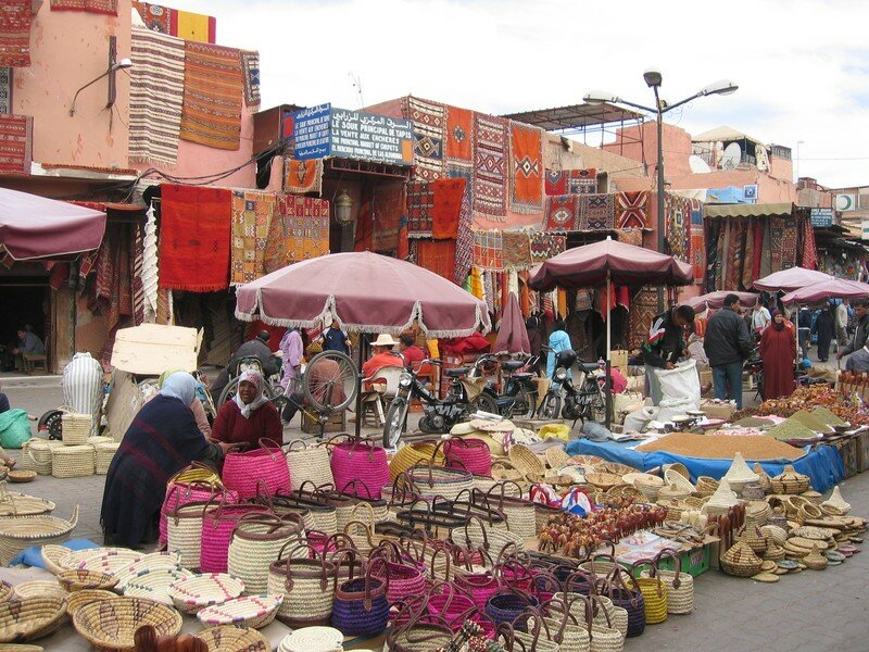 Le souk tout en couleur