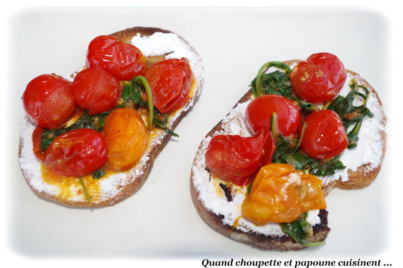 toast à la ricotta et tomates cerises-3720