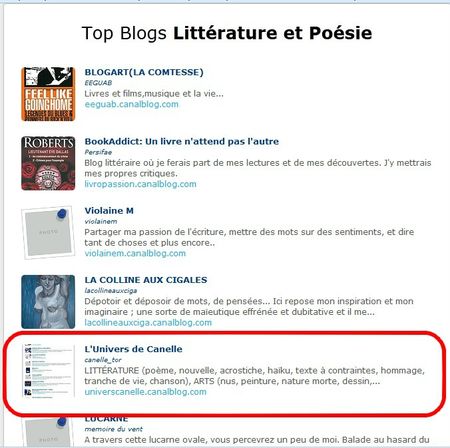 knl Top Blogs Littérature et Poésie 27