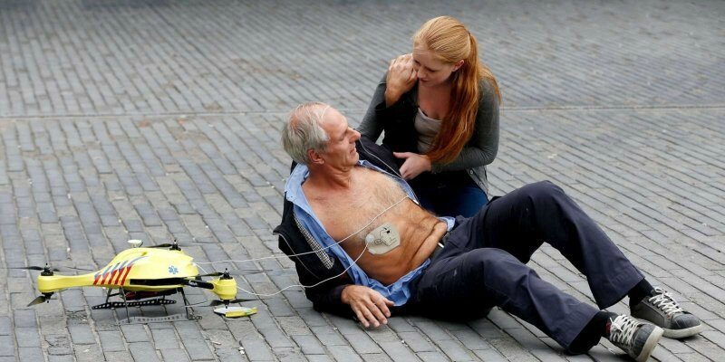 des drones ambulances