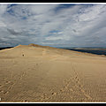 Suivez les traces sur la <b>dune</b> du <b>Pilat</b>