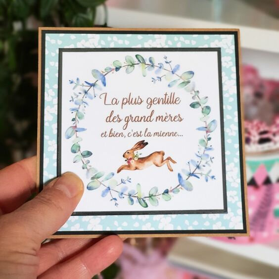 carte grand mère vanillejolie