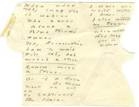 emily dickinson envelope poem amherst