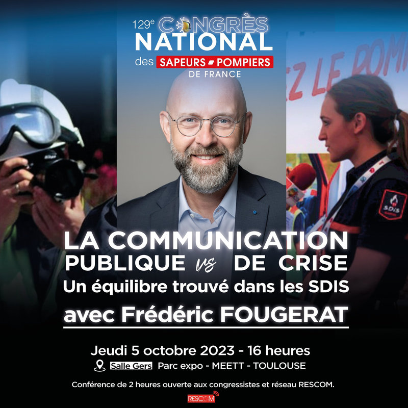 Frédéric Fougerat Congrès des sapeurs pompiers