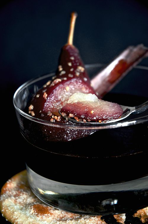 recettes Poires au vin épicé
