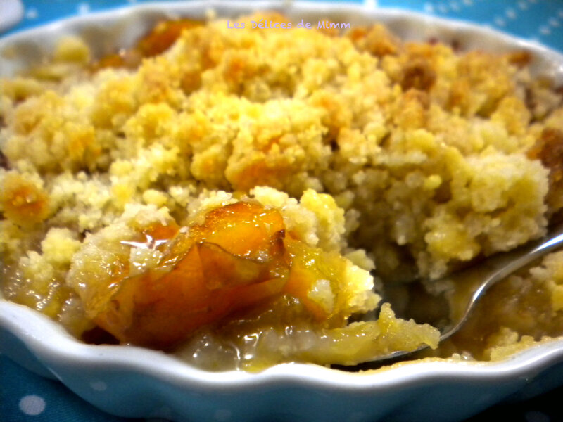 Crumble aux mirabelles 2
