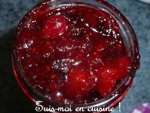 Confiture cranberries sirop d'érable 5
