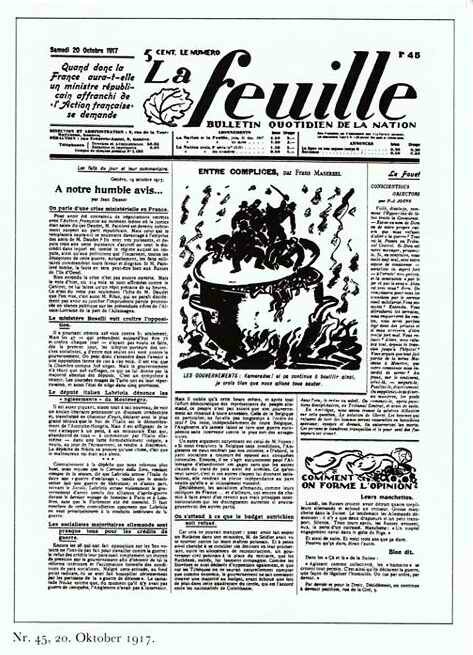La feuille Masereel