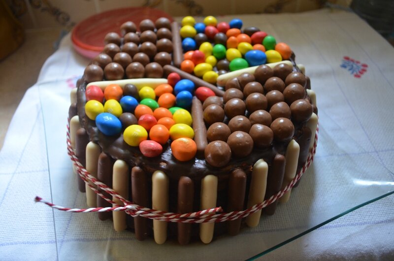 gateau damier 
