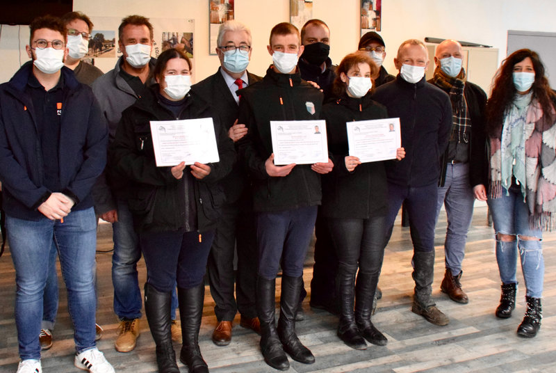 GARDES ÉQUESTRES REMISE DIPLOMES 2022 groupe