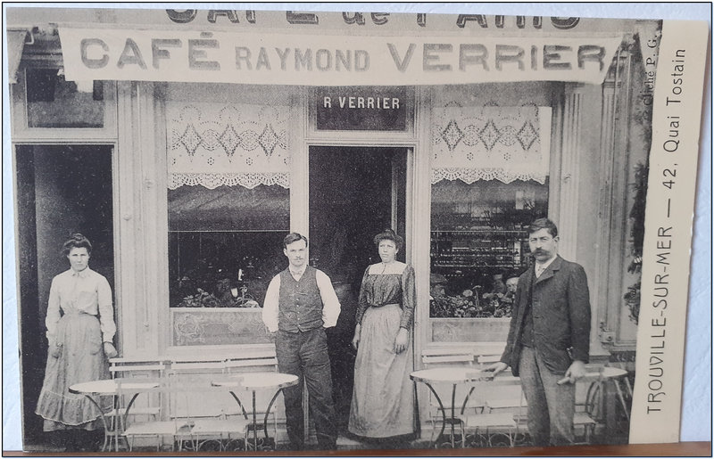 Trouville sur mer - 42 quai Tostain - Café Raymond Verrier