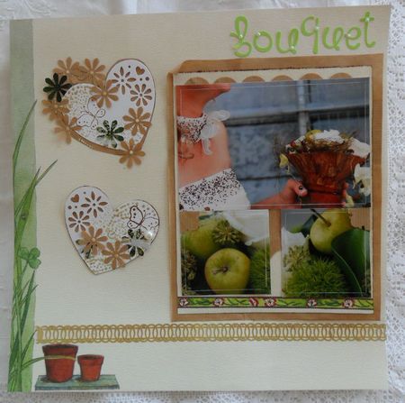 page shabby bouquet