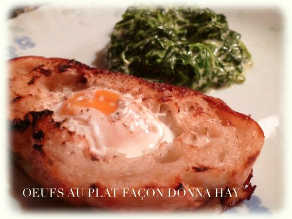 OEUFS AU PLAT FAÇON DONNA HAY