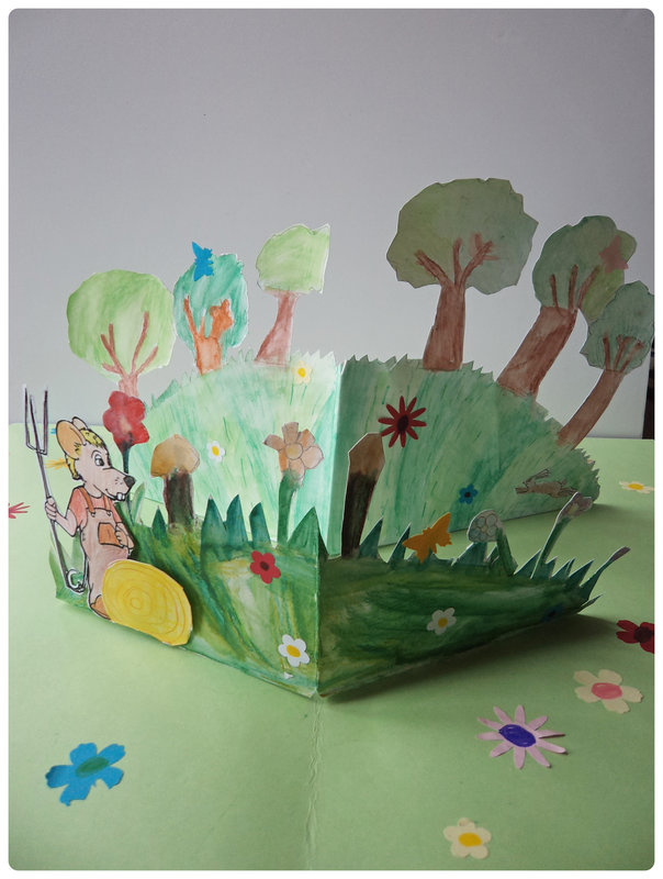 La Fontaine en pop up Cam Drey bricolent