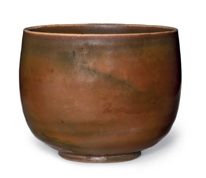 A Yaozhou russet-brown-glazed deep bowl, Jin dynasty, 12th-13th century