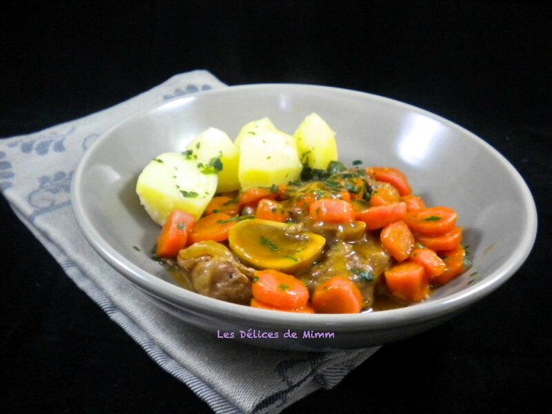 Jarret de veau au miel et aux carottes au Cookéo ou pas 4