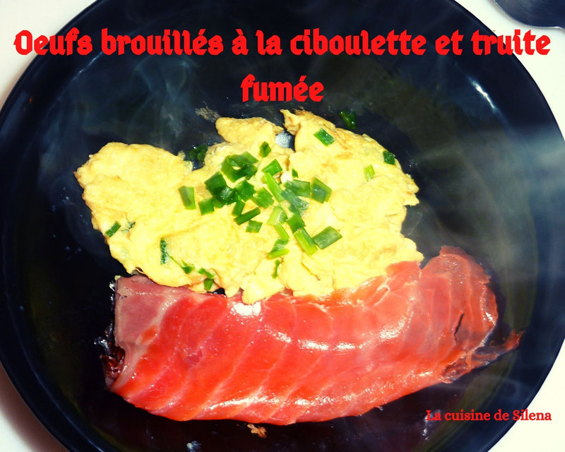 Oeufs brouillés à la cioulette
