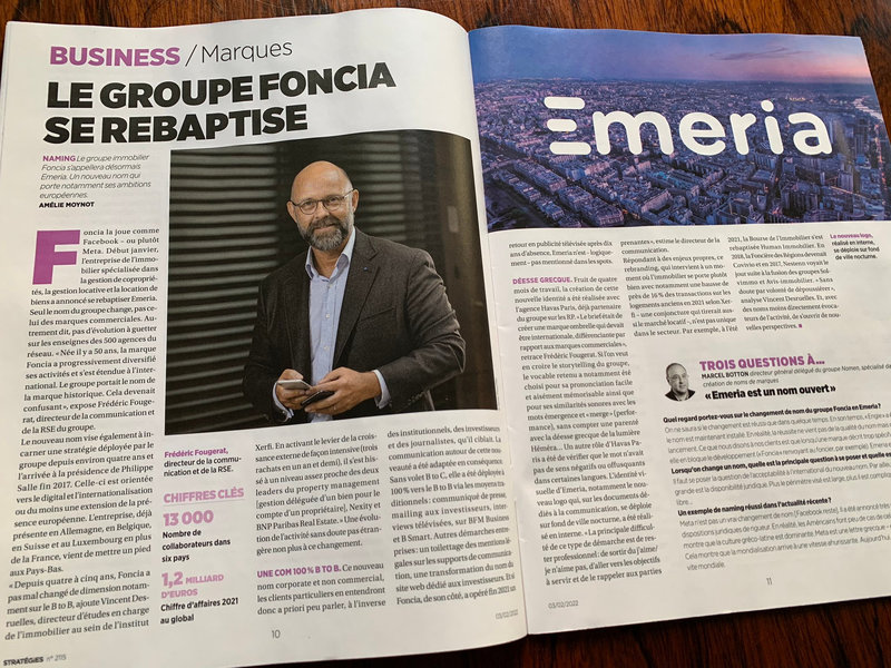 Frédéric Fougerat - Interview Stratégies février 2022