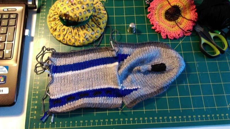 montage du tricot