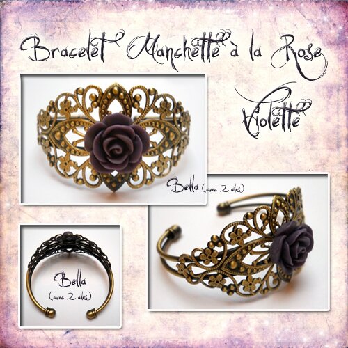 braceletmanchettebronzeviol