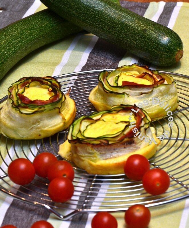 légumes, appareil à quiche, tomates cerises, jambon cru