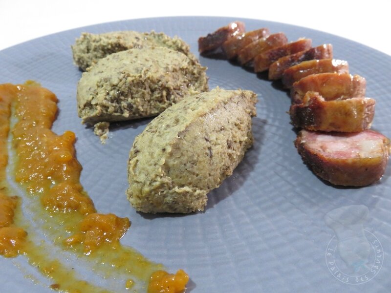 Houmous de lentilles vertes du Puy