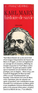 histoire_de_sa_vie_Marx_Livre