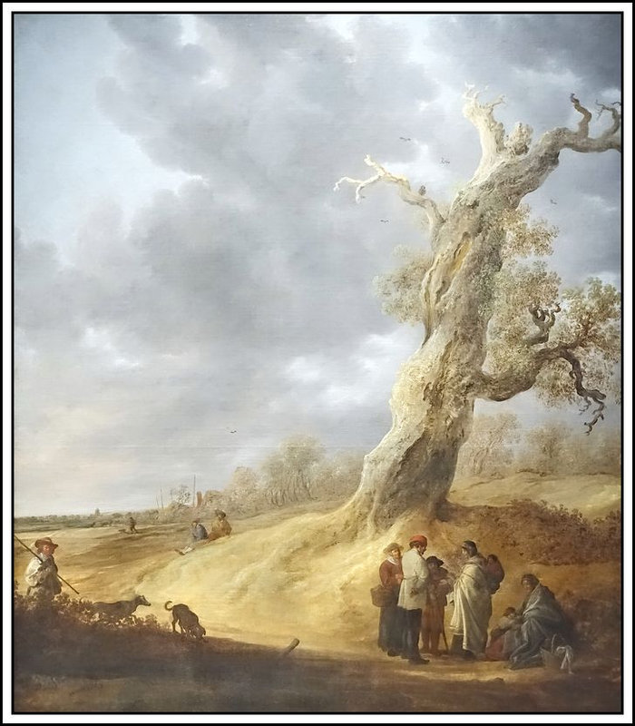 Jan Josefzs van Goyen - le chêne foudroyé - 1638