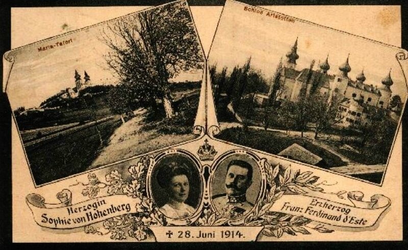 Carte postale 28 juin 1914