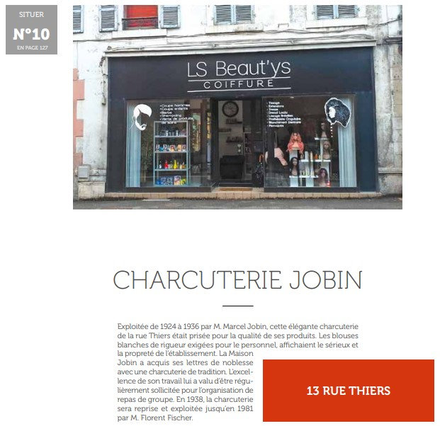 Livre Histoire de commerce T2 p25 Jobin 13 rue Thiers