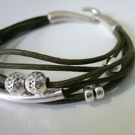 2011 09 - Bracelet Multirang - sapin et argent