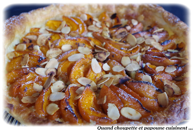 tarte abricots et crème d'amandes-430