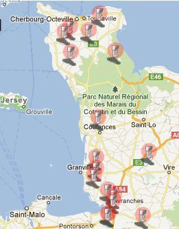 carte radar fixe Manche