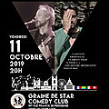  Info concert 11/10/2019 : Jann Halexander & <b>Claudio</b> <b>Zaretti</b> 'Chants Nomades' à Graines de Star Comedy Club, Villeurbanne 